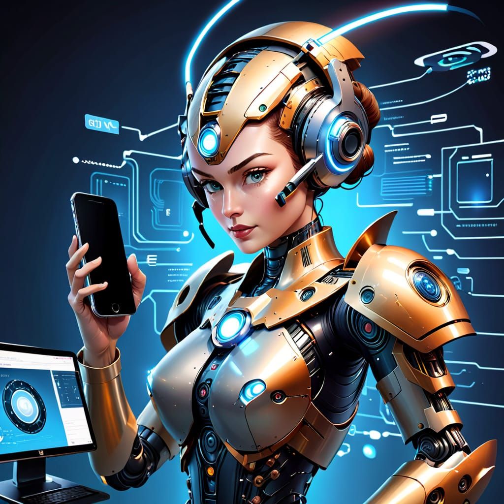 Futuristic Cityscape: Advanced Technology in Modern Art