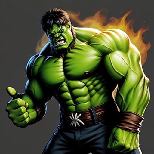 The Hulk Fused with Hulk Hogan