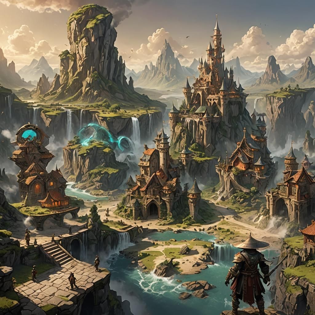 Detailed Fantasy Concept Art in 8K Resolution