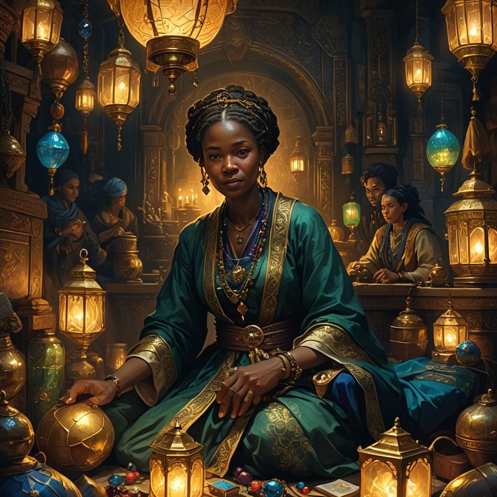 Lady Ergent Accepts Bribes: Fantasy Concept Art