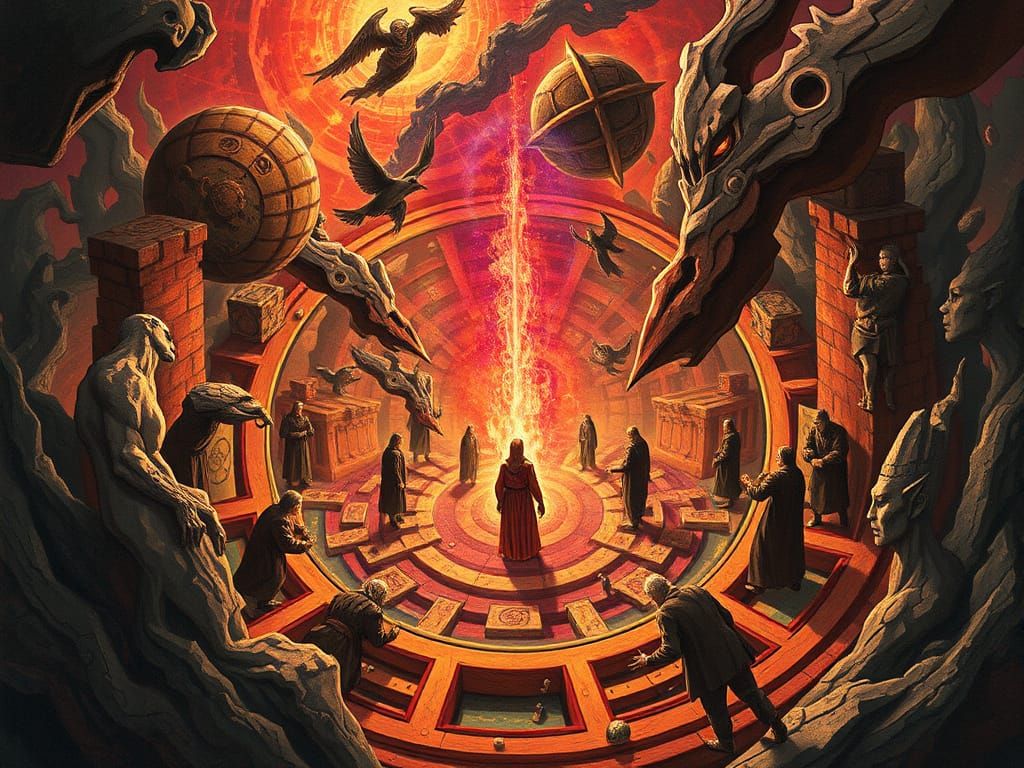 Chaotic Aether Labyrinth AI Interpretation