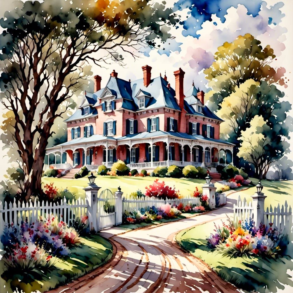 Antebellum Mansion,