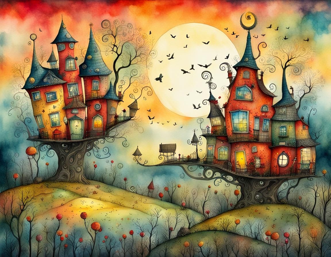 "Whimsical Tree Houses