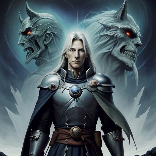 Elric knew that everything that existed had its opposite. In danger he might find peace. And yet, of course, in peace th...