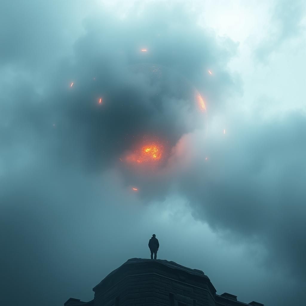 Dreamlike World in Dystopian Futuristic Style