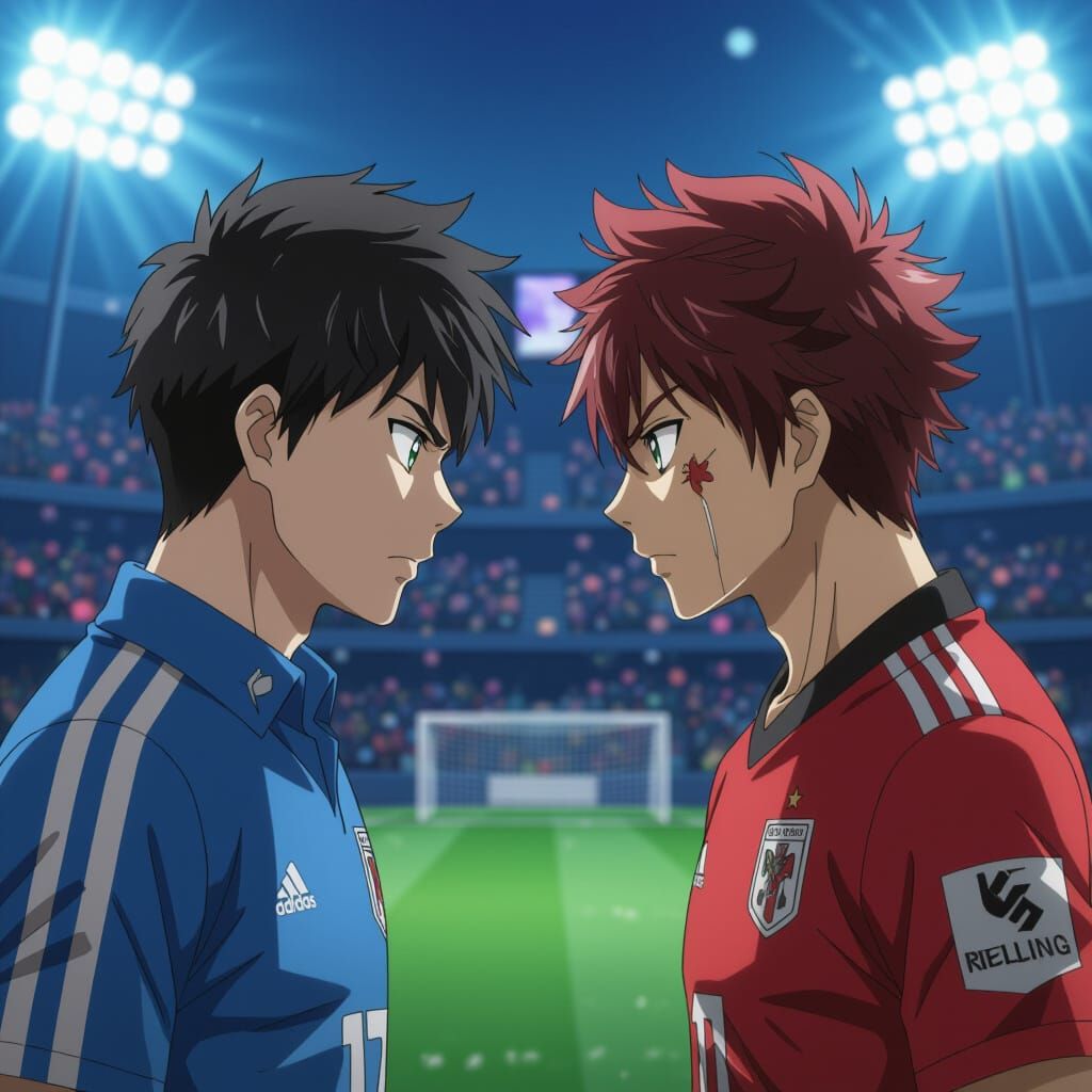 Anime Rivals Stare Down at Sports Festival