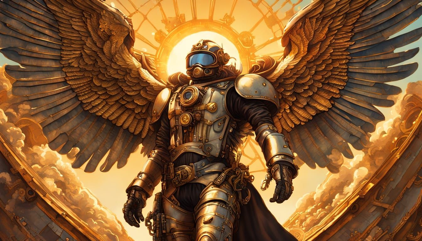 Icarus' Steampunk Ascent to the Sun