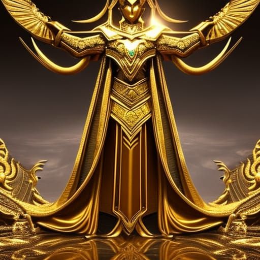 Banaspati Gold Cloth: Saint Seiya Series, Detailed Matte Pai...