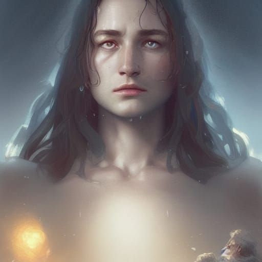 Lord of the Rings Portrait in Art Nouveau Style