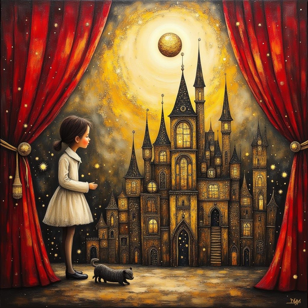 Magical City Beyond the Theater Curtain