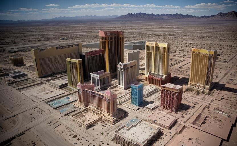 Post-Apocalyptic Las Vegas Reclaimed by Nature