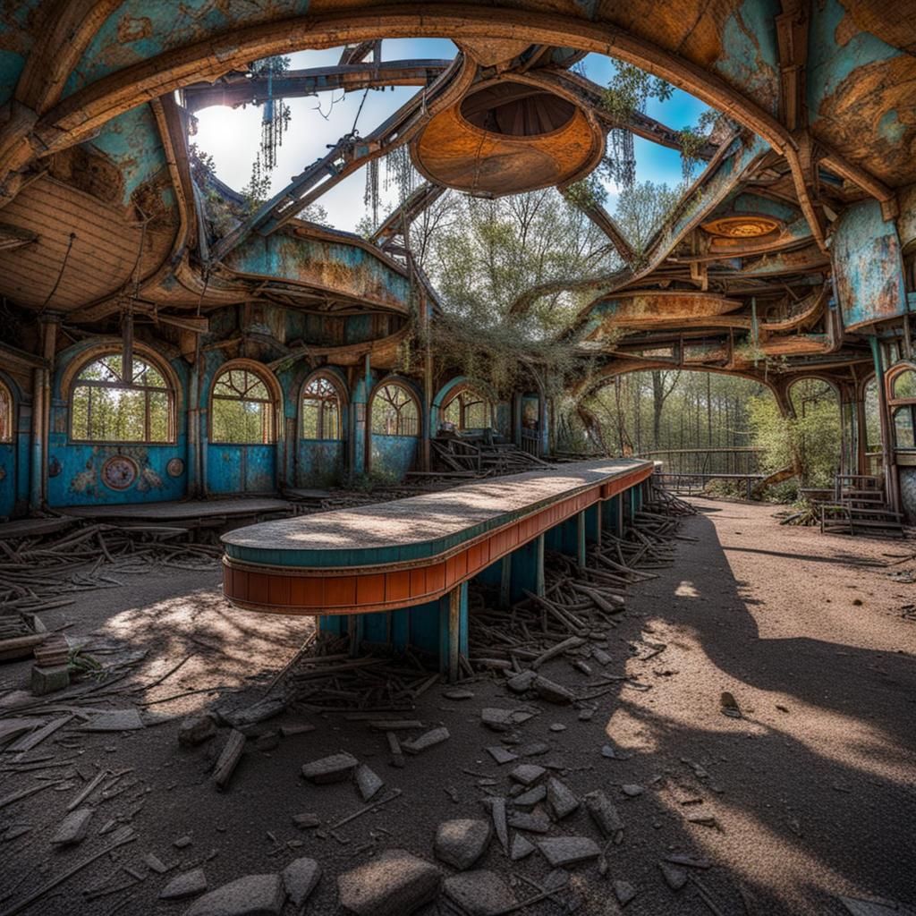 Forgotten Abandoned Theme Park in Decay