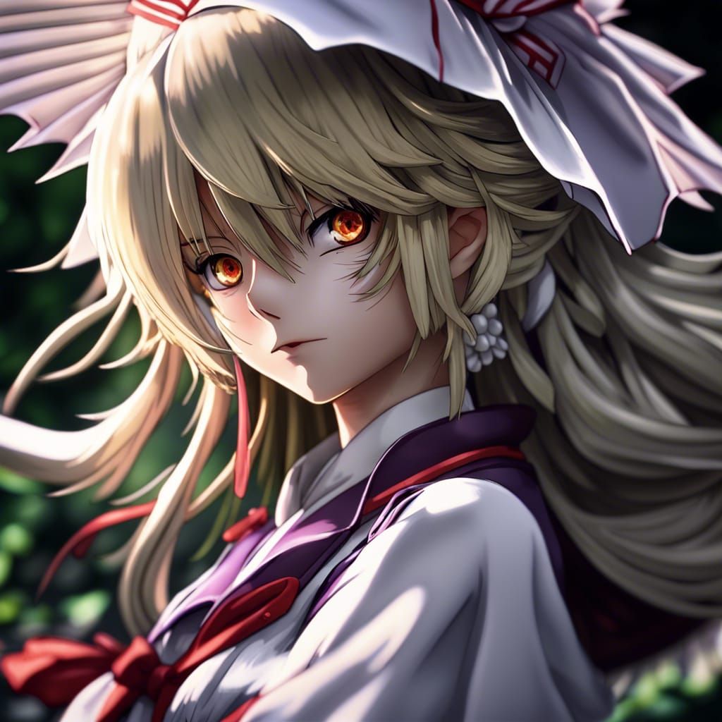 Hyperrealistic Ran Yakumo from Touhou Project