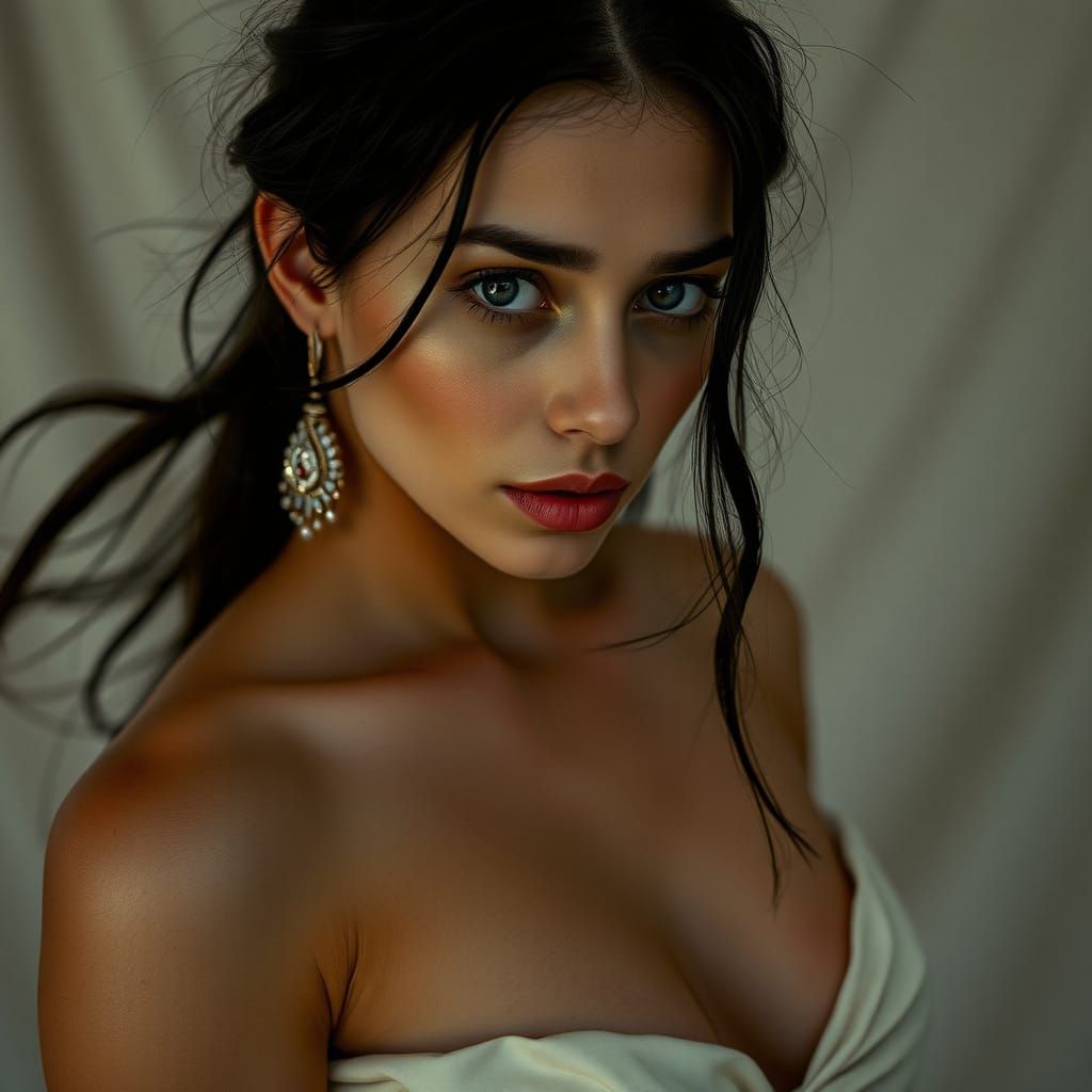 Hyperrealistic Feminine Beauty in High Definition