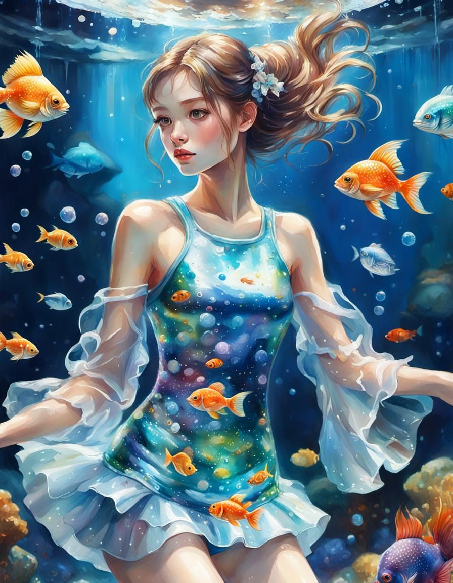 aquarium dress