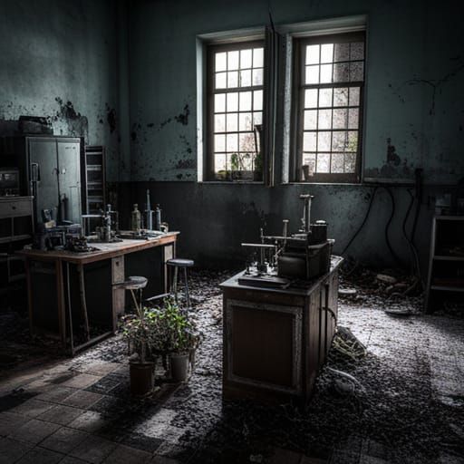 Sinister Abandoned Mad Scientist Lab