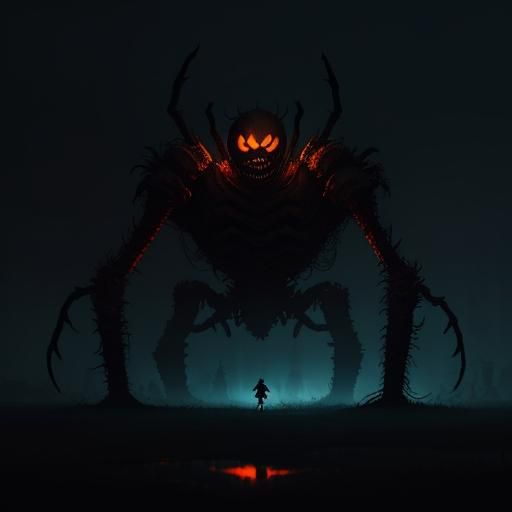 Giant Spider and Killer Clowns in Haunted Carnival