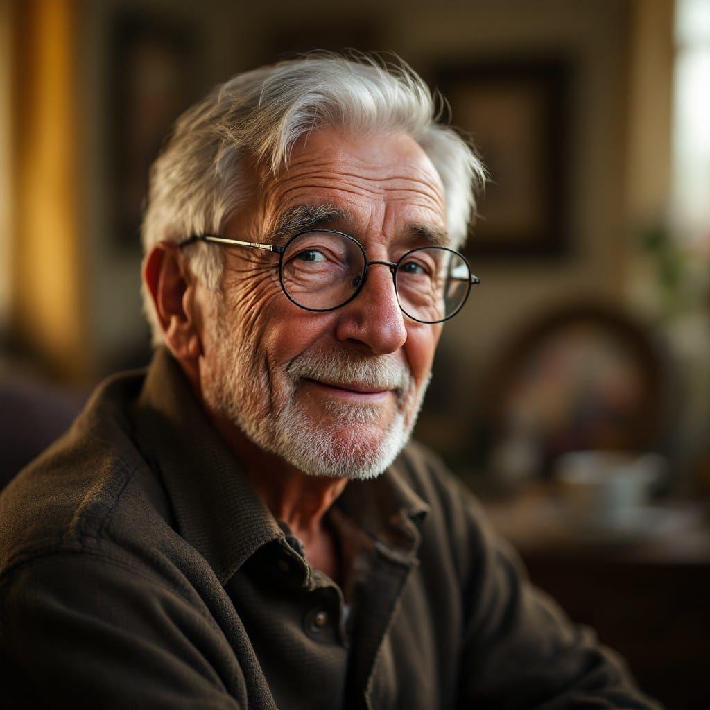 Warmth and Wisdom in a Softly Lit Room