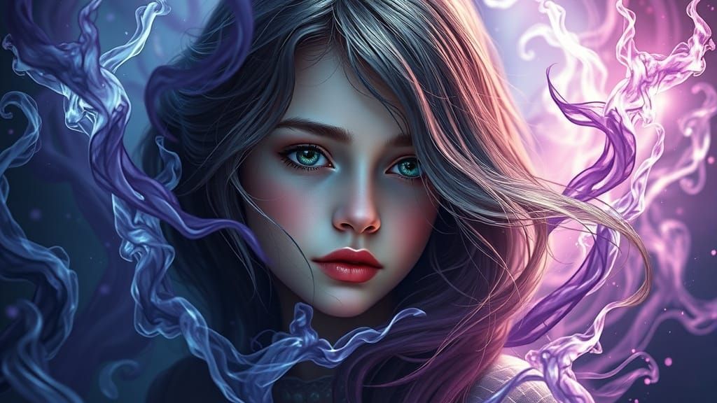 Ethereal Girl in Unreal Engine Landscape