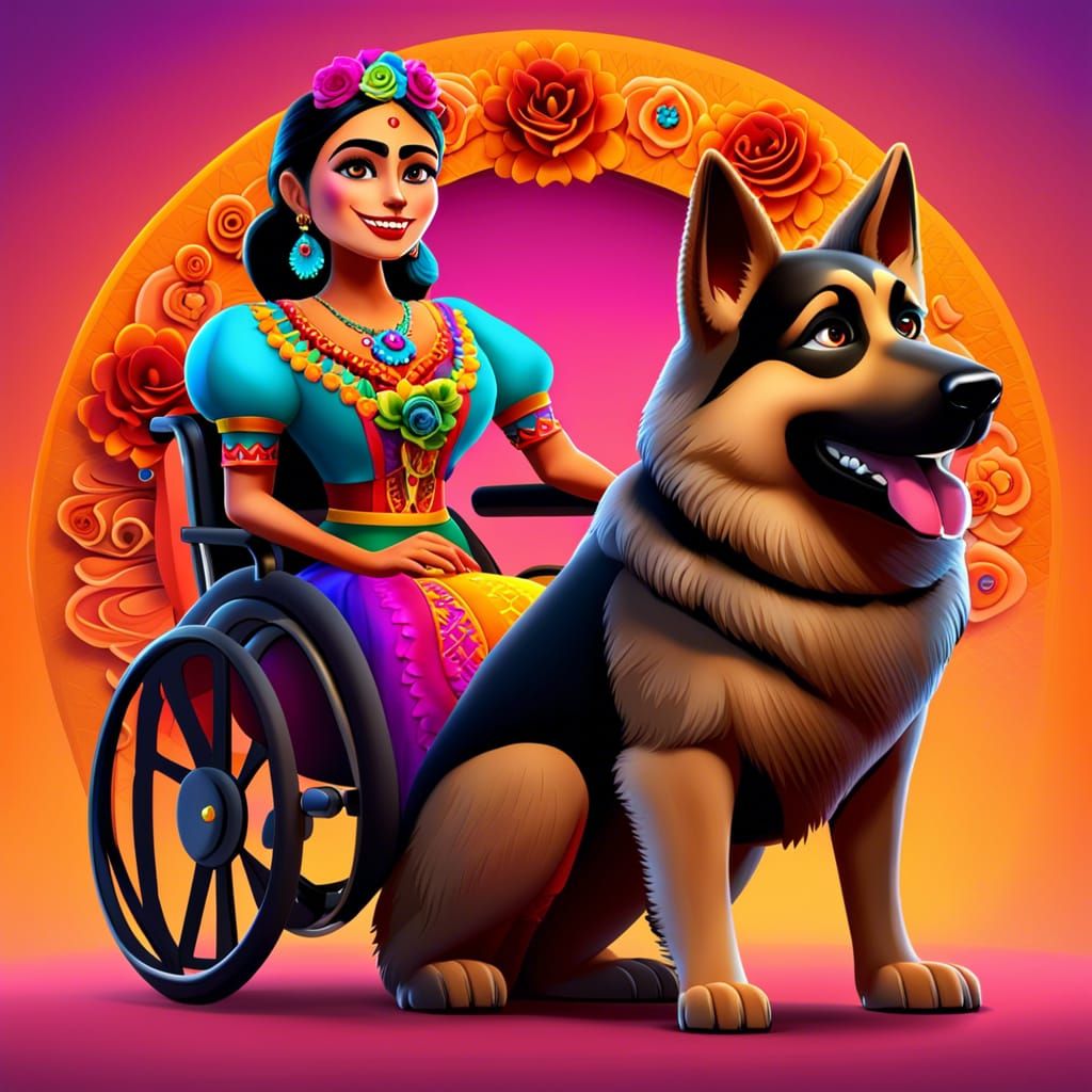 Mexican Princess Celebrates Día de los Muertos in 3D