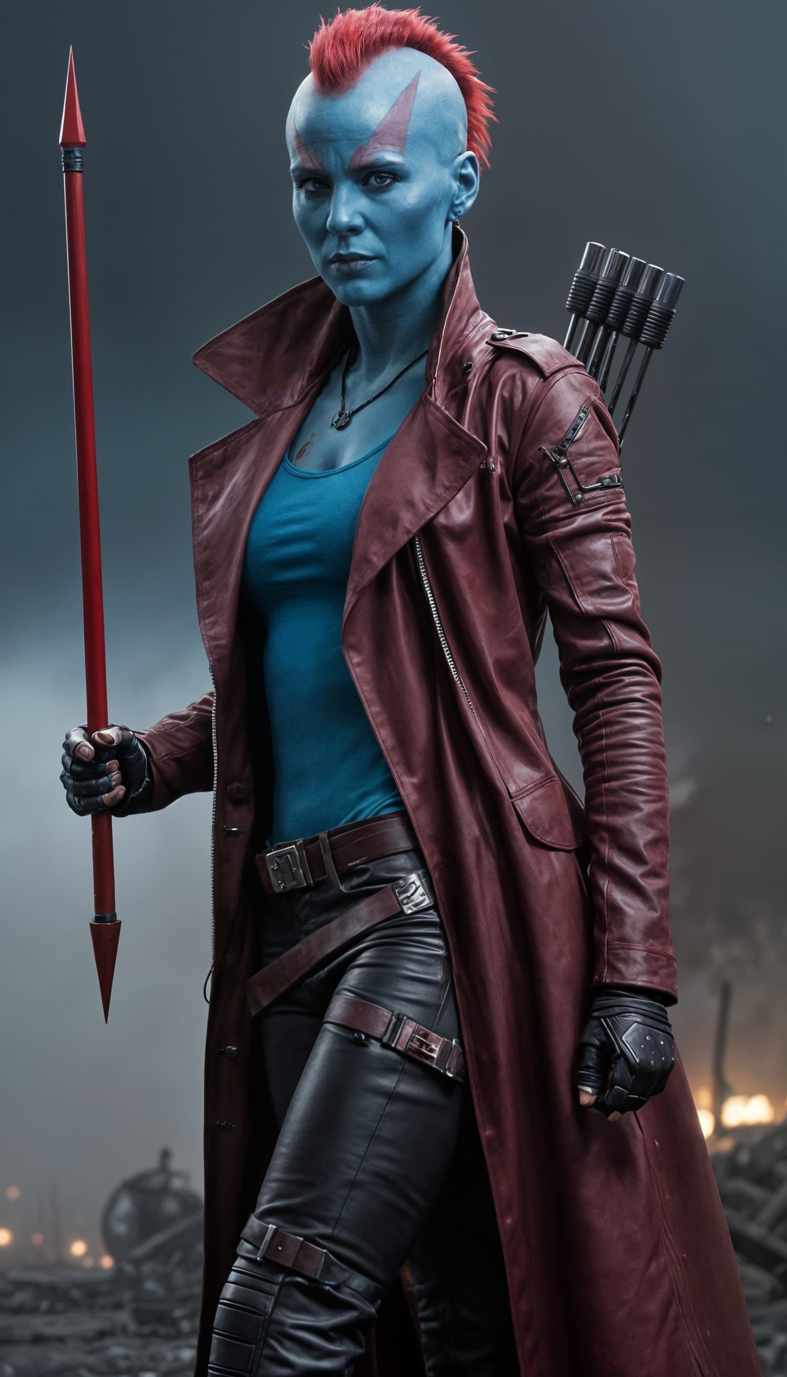 Female Yondu Udonta: Intergalactic Antihero in Digital Art