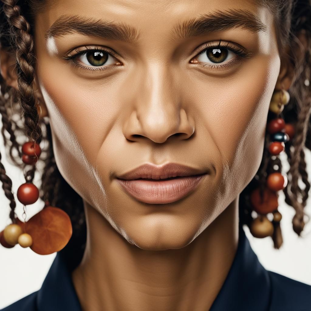 Zendaya: Celebratory Reverse Aging Portrait