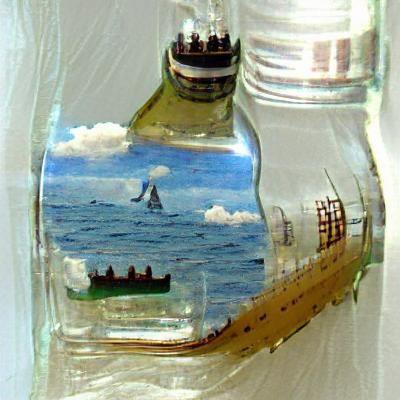 Ship in a Bottle on the Open Sea