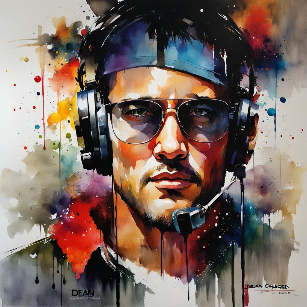 Hummingbird in Watercolor Style