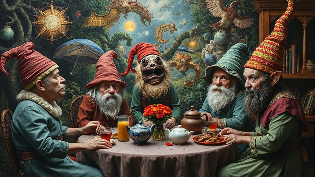 TEA PARTY OF THE WONDERLAND DWARVES 1