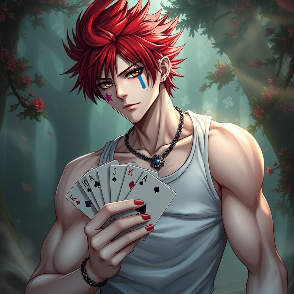 Hunter x Hunter Hisoka Morow Anime Art