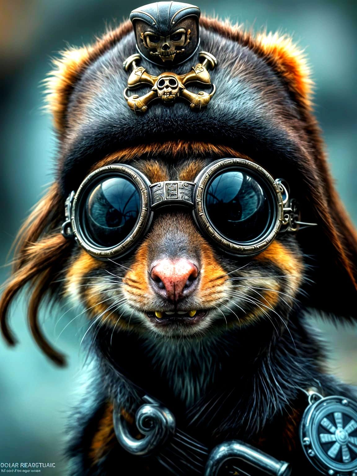 Pirate Animal in Sci-Fi Macro Photograph