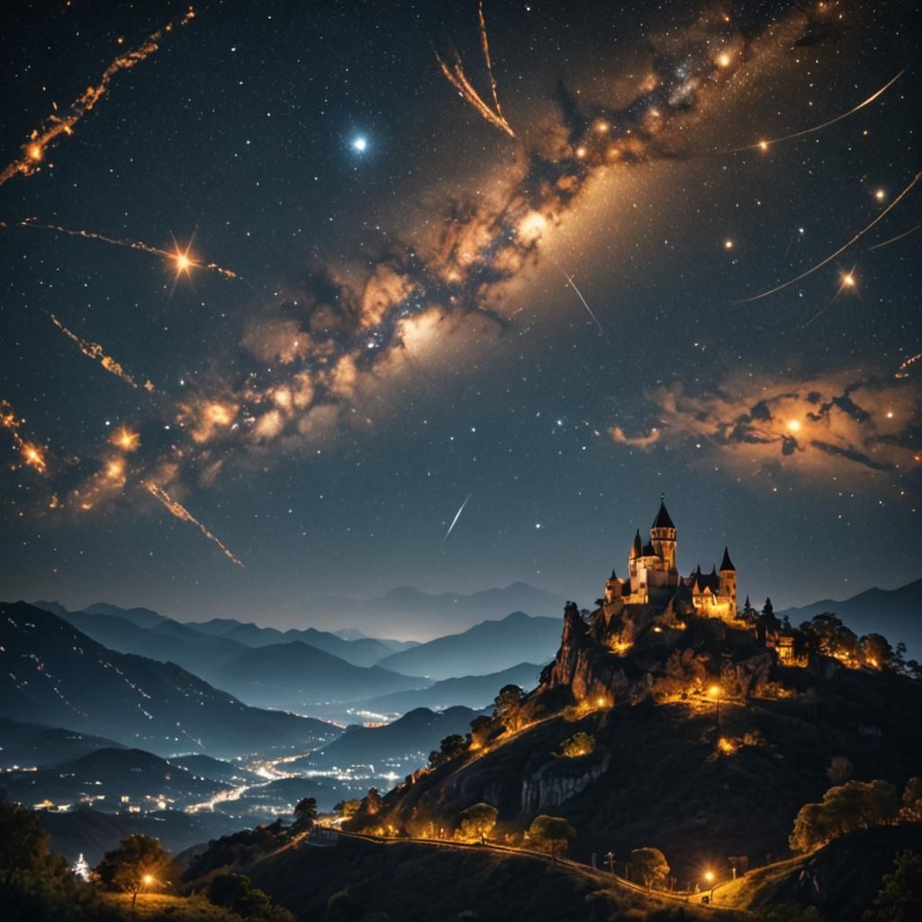 Starry Night Sky Photography with Bokeh