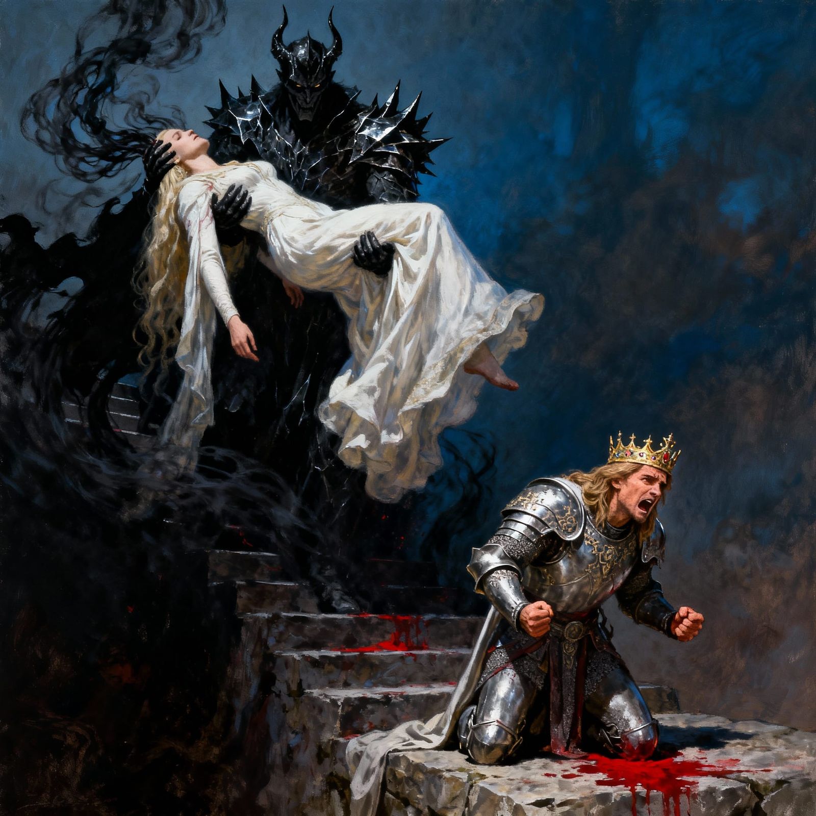 King Aragorn Despairs as Sauron Claims Arwen