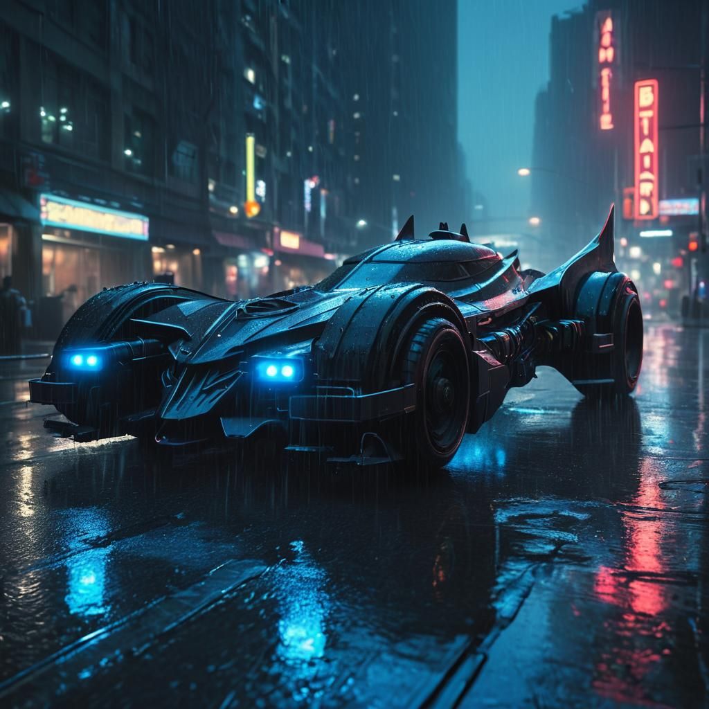 Cyberpunk Batmobile