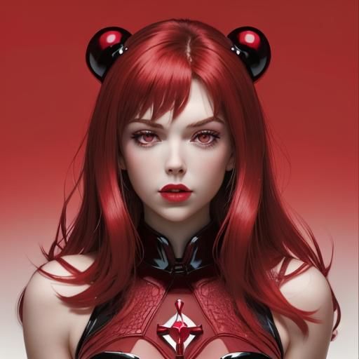 Solid Crimson Color Block #B90E0A