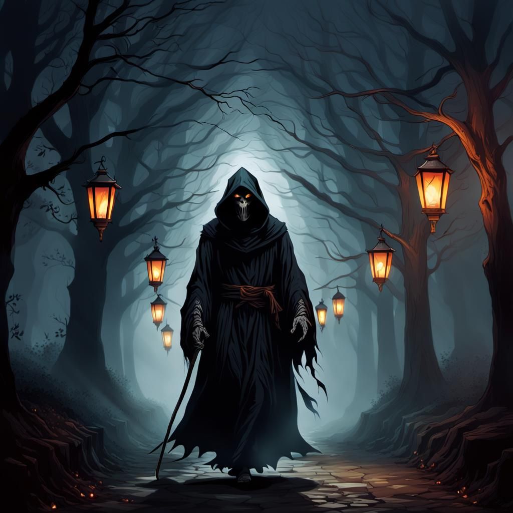The Grim Reaper on a Foggy Path
