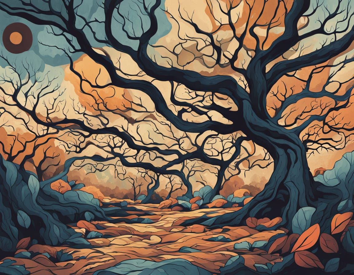 Vibrant Fantasy Wood Scene in High Definition