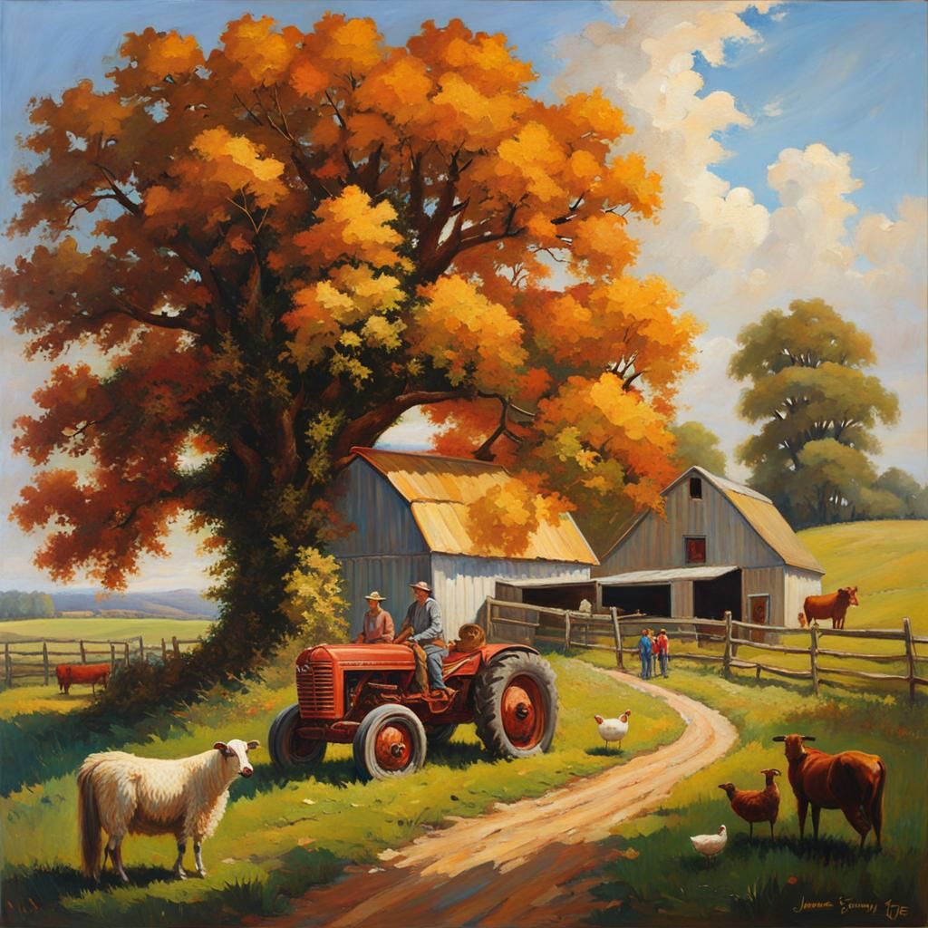 Harmonious Farm Family by Tree of Life