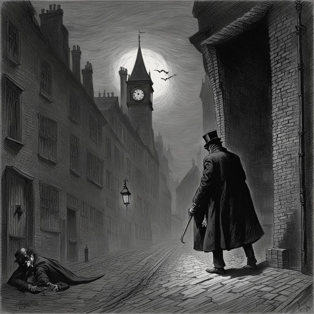 Horror Image of Jack the Ripper