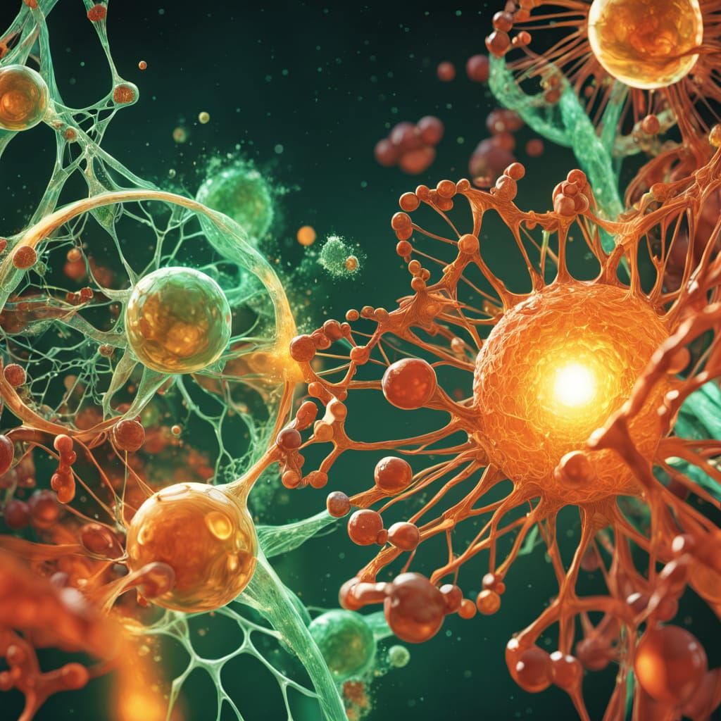 Virtual Utopia Abstract Bio Experiment