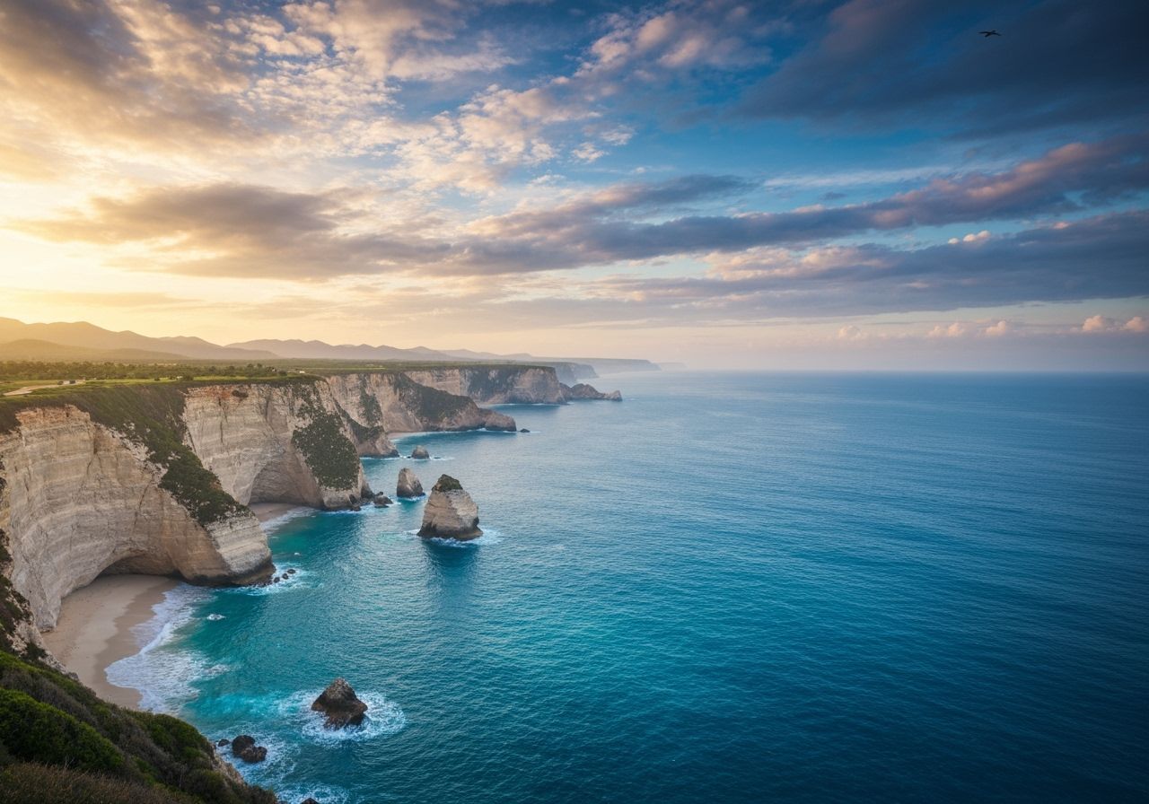 Epic Mexican Coastline at Golden Hour