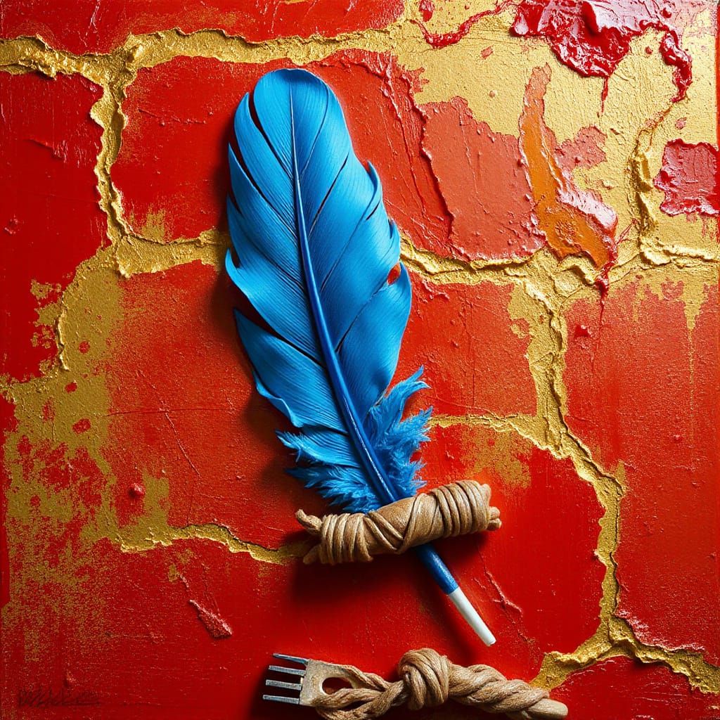 Moon’s Blue Feather