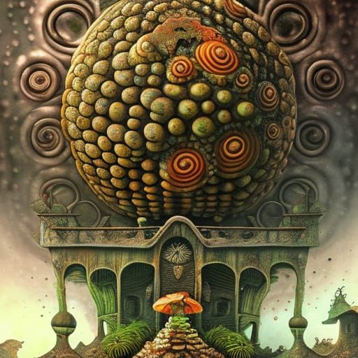 Zombiecore Wonderland in Watercolor and Ink