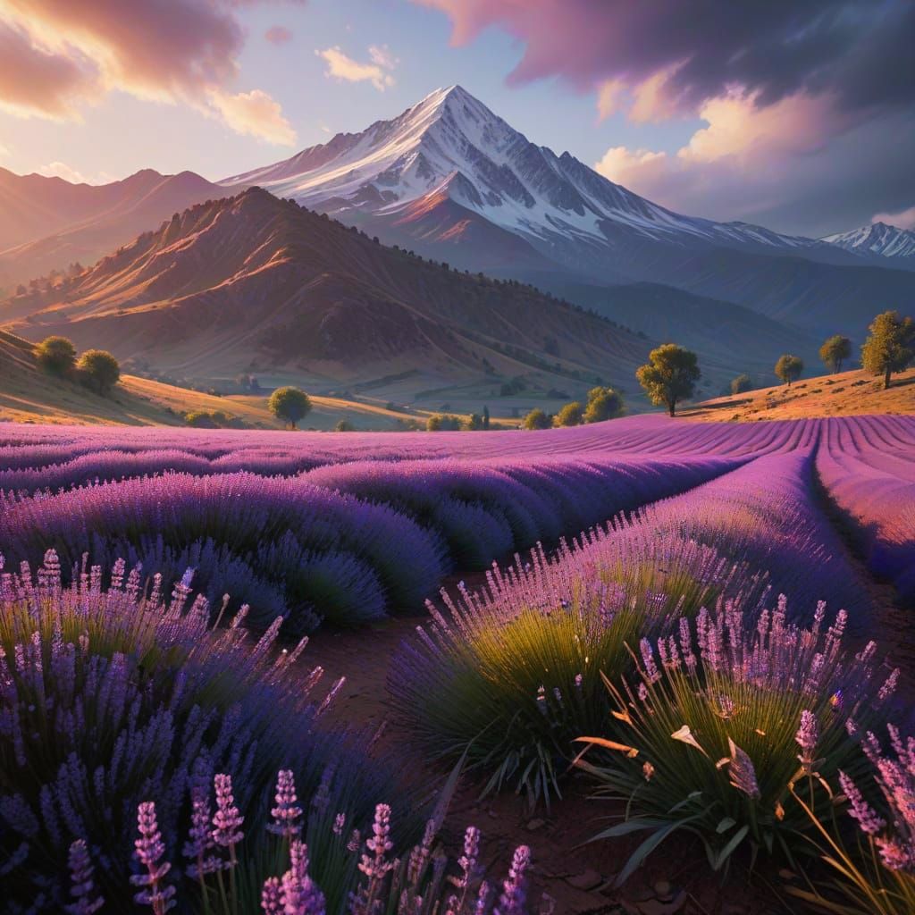 A lavender field