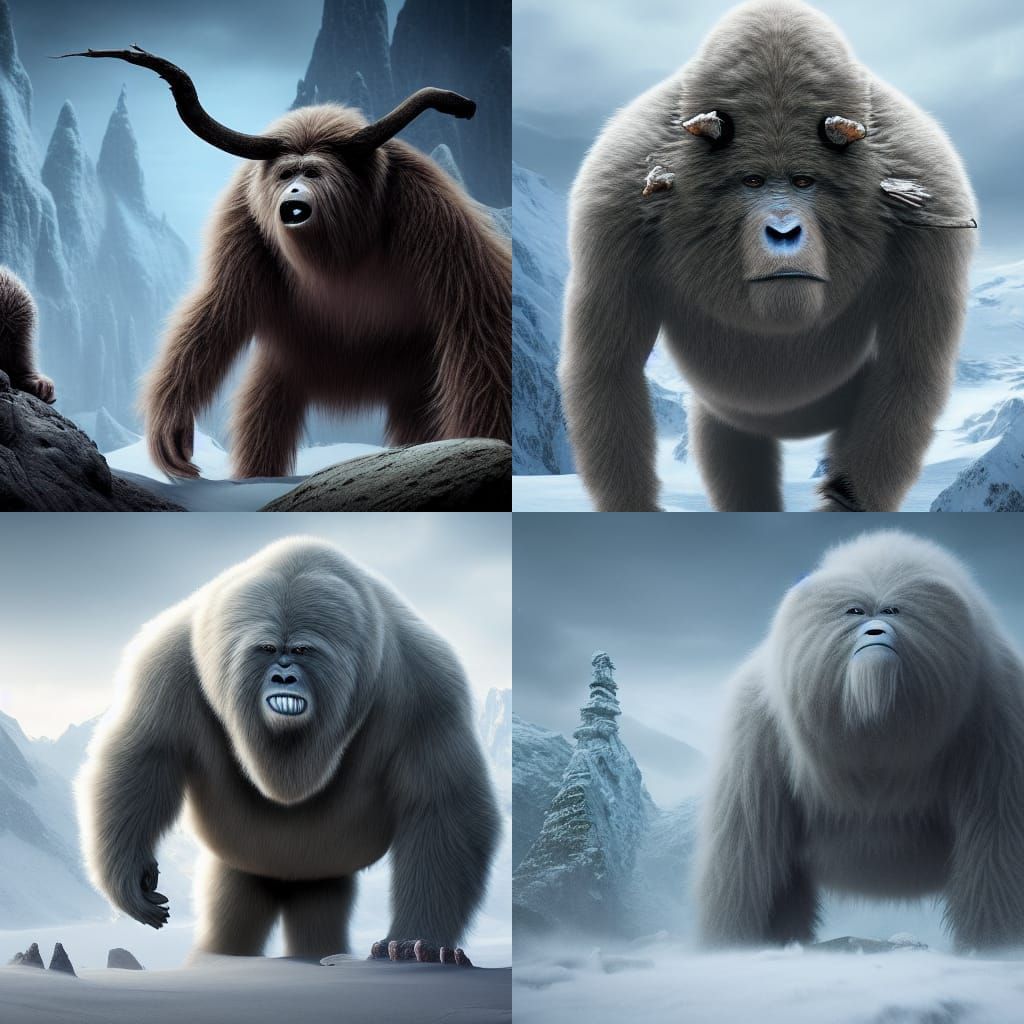 Epic Cinematic Yeti Digital Matte Painting