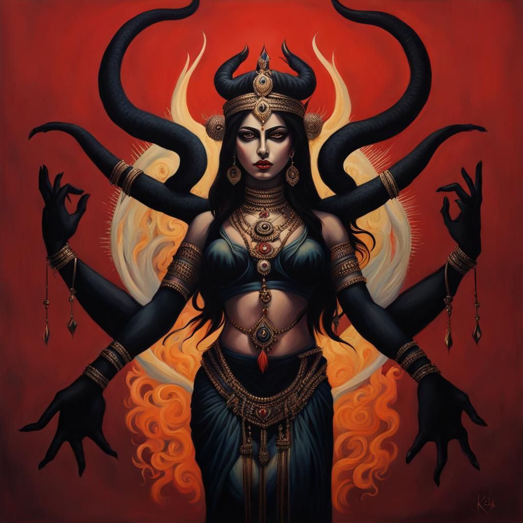 Bow Down to Kali, the goddess of destruction