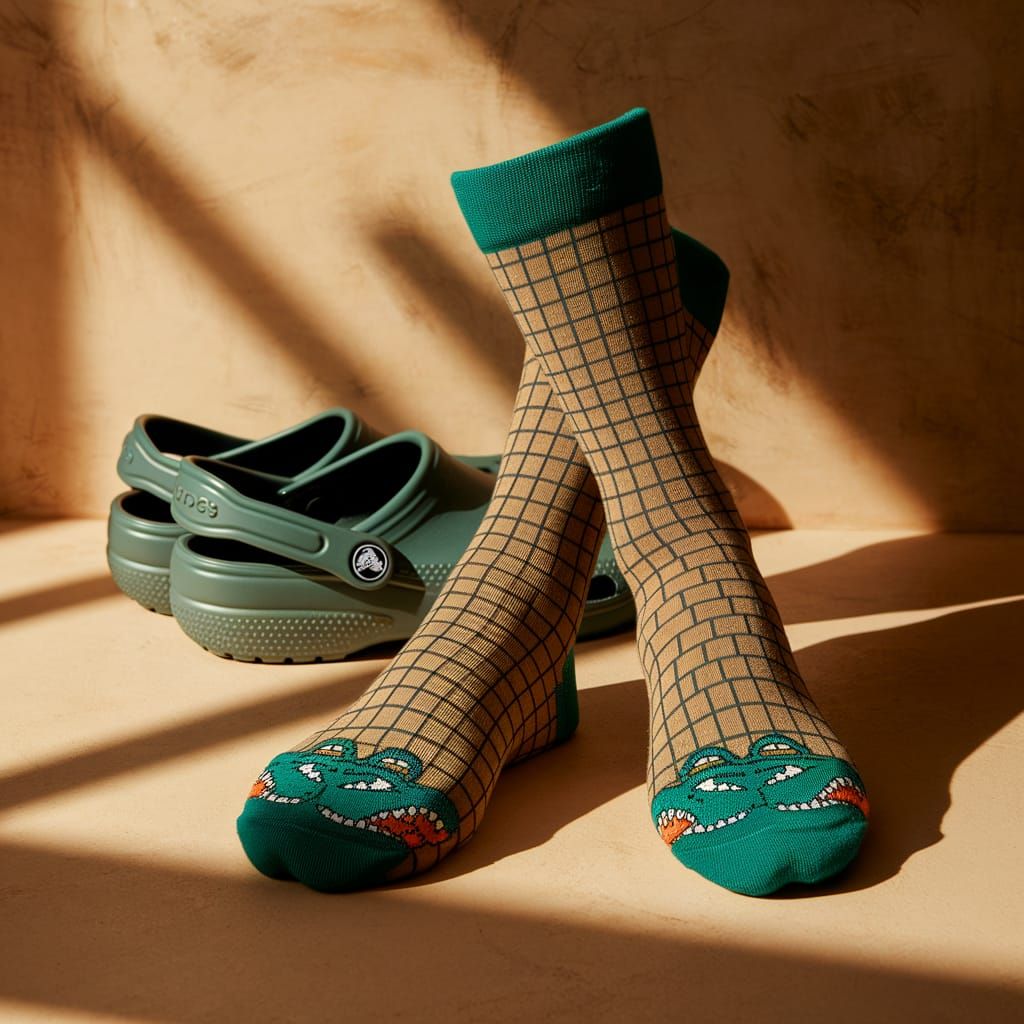 Croc Socks - to go with Crocs shoes naturally