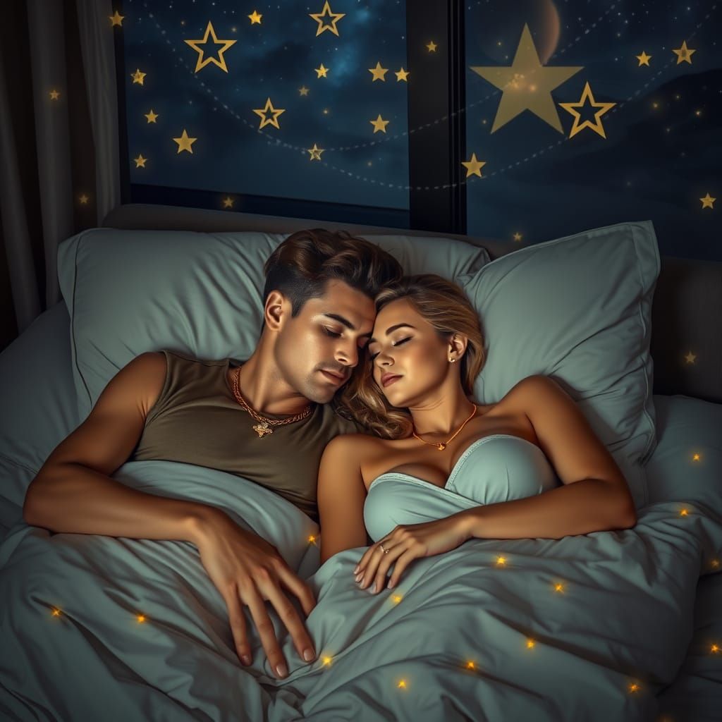 Luxurious Hotel Night Scene in Hyperrealist Style