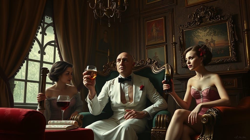 Abstinence Vow Teased by Sinful Temptations in Dark Gothic S...