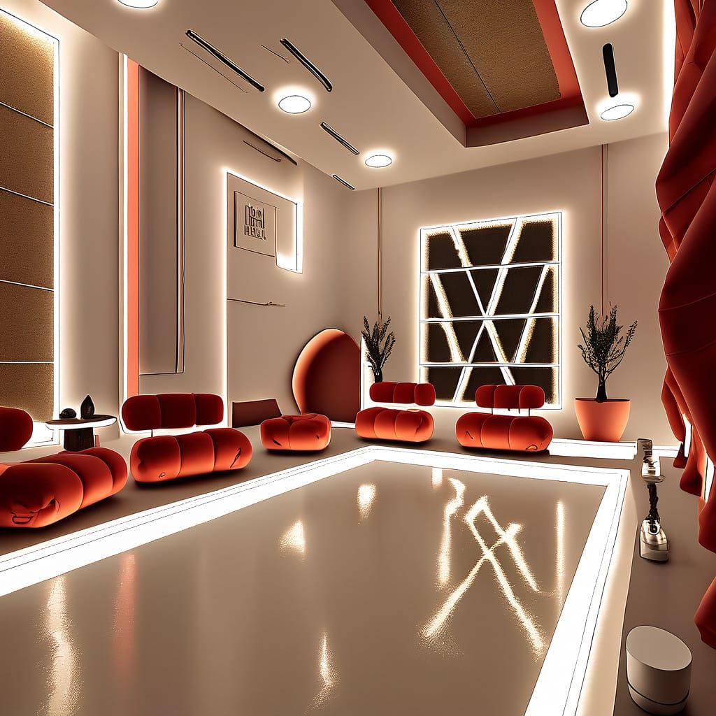 Photorealistic Interior Design Render with Natural Lighting